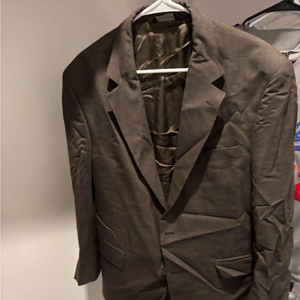 Jose bank brown blazer mens medium
